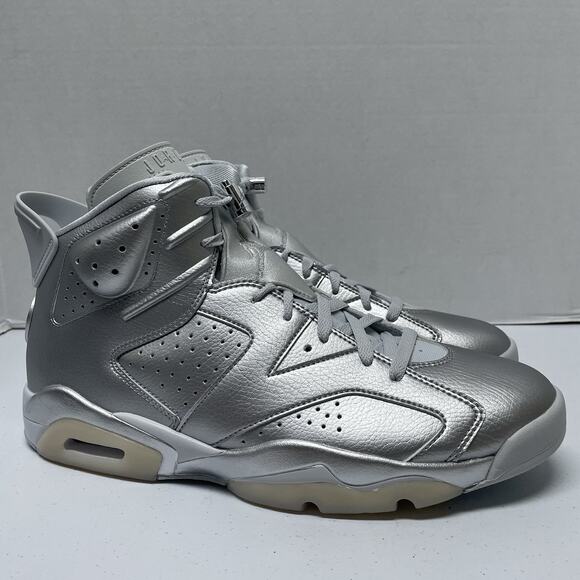 Air Jordan 6 Retro Silver Paris Saint-Germain IQ5135 001 Size 14 PSG Soccer Shoe main image 5